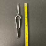 Rostfrei castroviejo Needle holder curved (Used) - Rostfrei -Angelus Medical