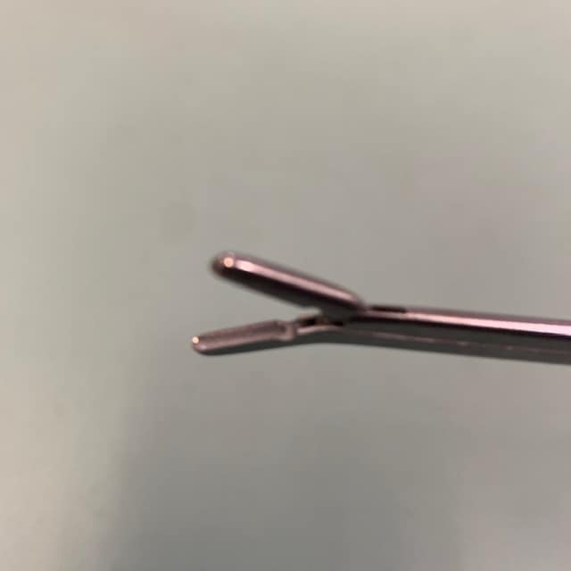 Ruggles Arthroscopy Grasping Forceps Angled Down 2 mm (Used) - Angelus Medical and Optical -Angelus Medical