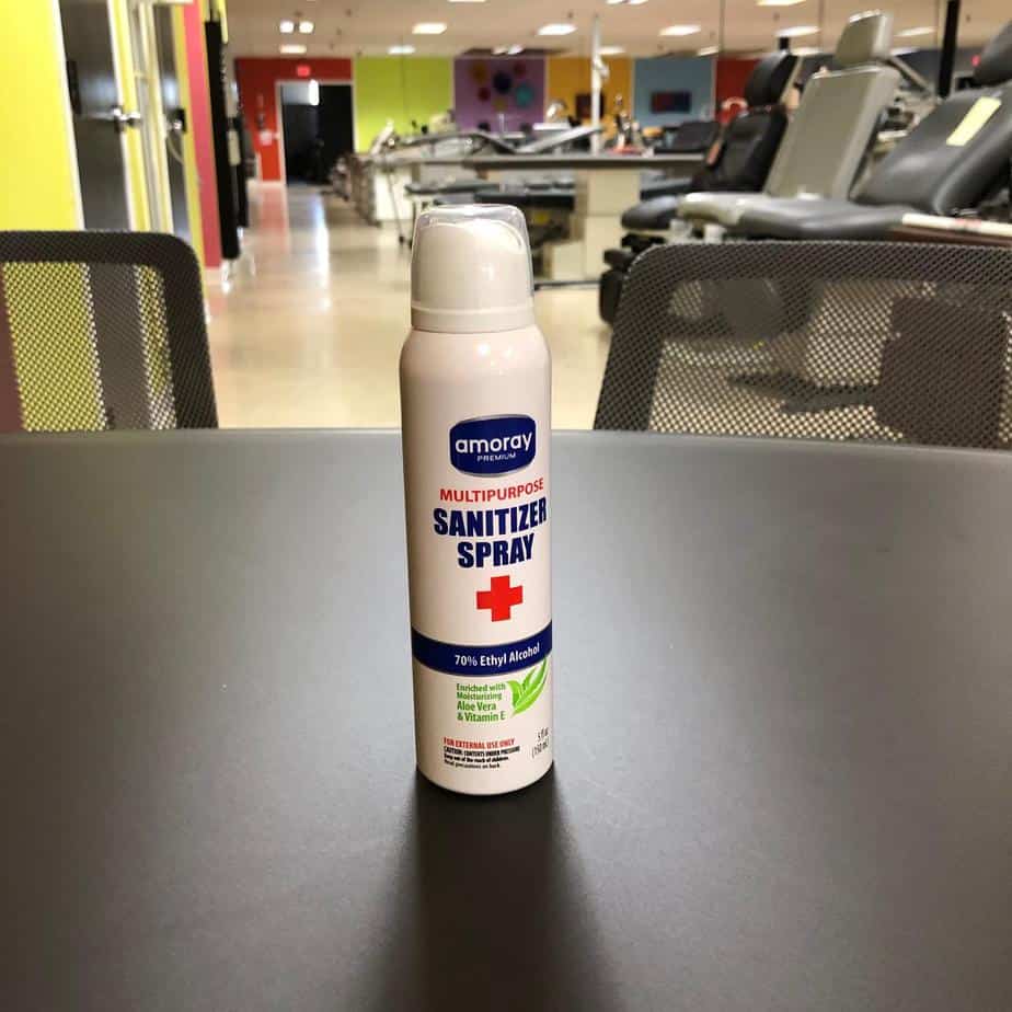 Sanitizing Spray with Aloe- each - Amoray -Angelus Medical