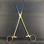 schroeder uterine tenaculum Forceps 10” straight - Insulated - schroeder -Angelus Medical
