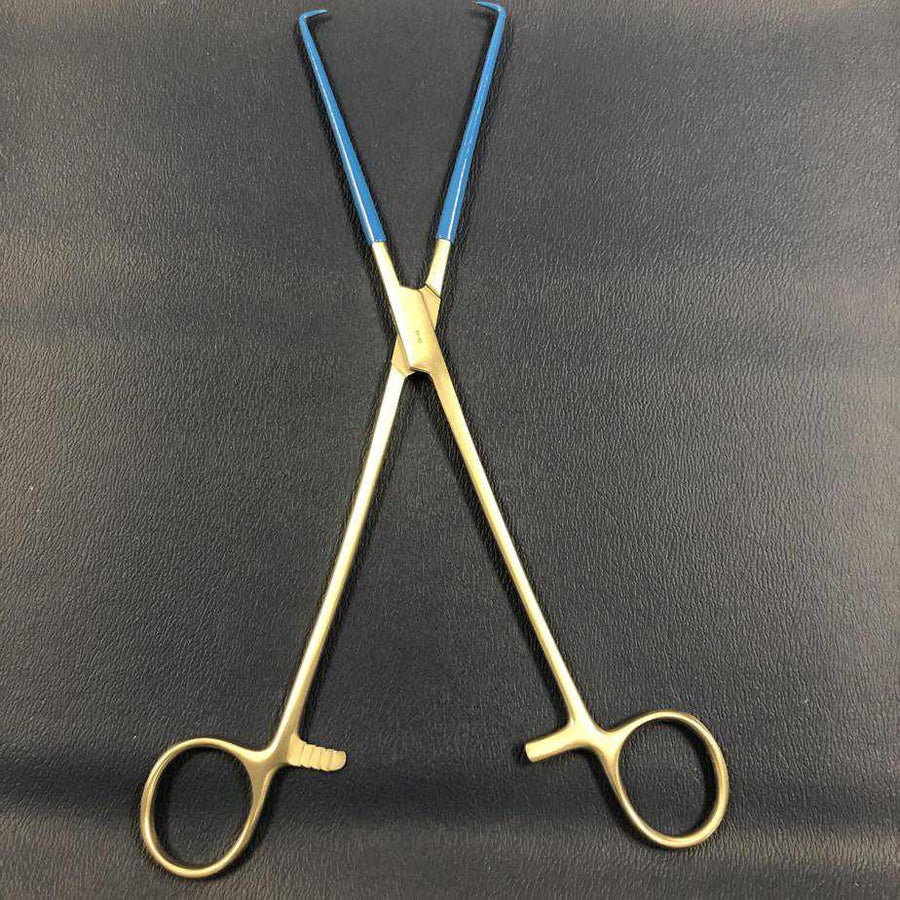 schroeder uterine tenaculum Forceps 10” straight - Insulated - schroeder -Angelus Medical