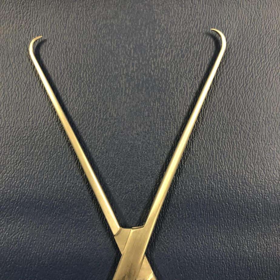 schroeder uterine tenaculum forceps 10” straight - schroeder -Angelus Medical