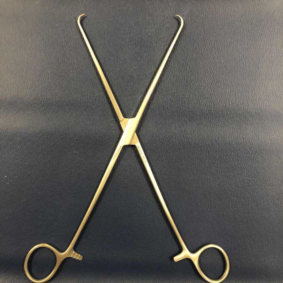 schroeder uterine tenaculum forceps 10” straight - schroeder -Angelus Medical