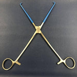 schroeder uterine tenaculum Forceps 10” straight - Insulated - schroeder -Angelus Medical