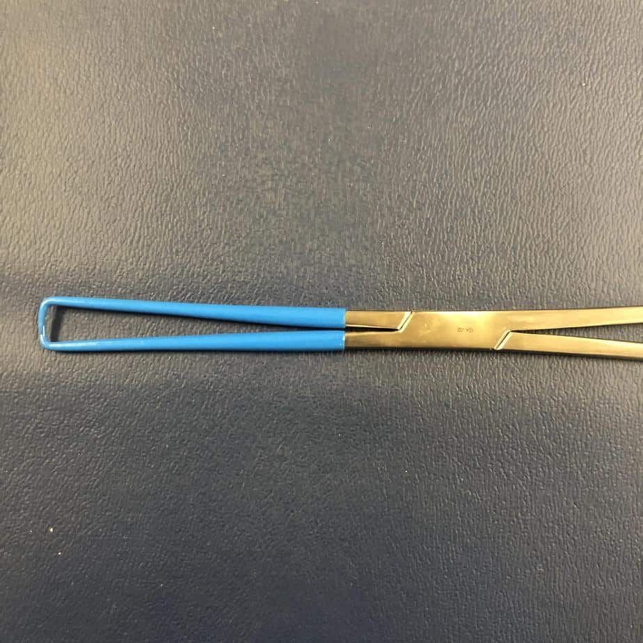 schroeder uterine tenaculum Forceps 10” straight - Insulated - schroeder -Angelus Medical