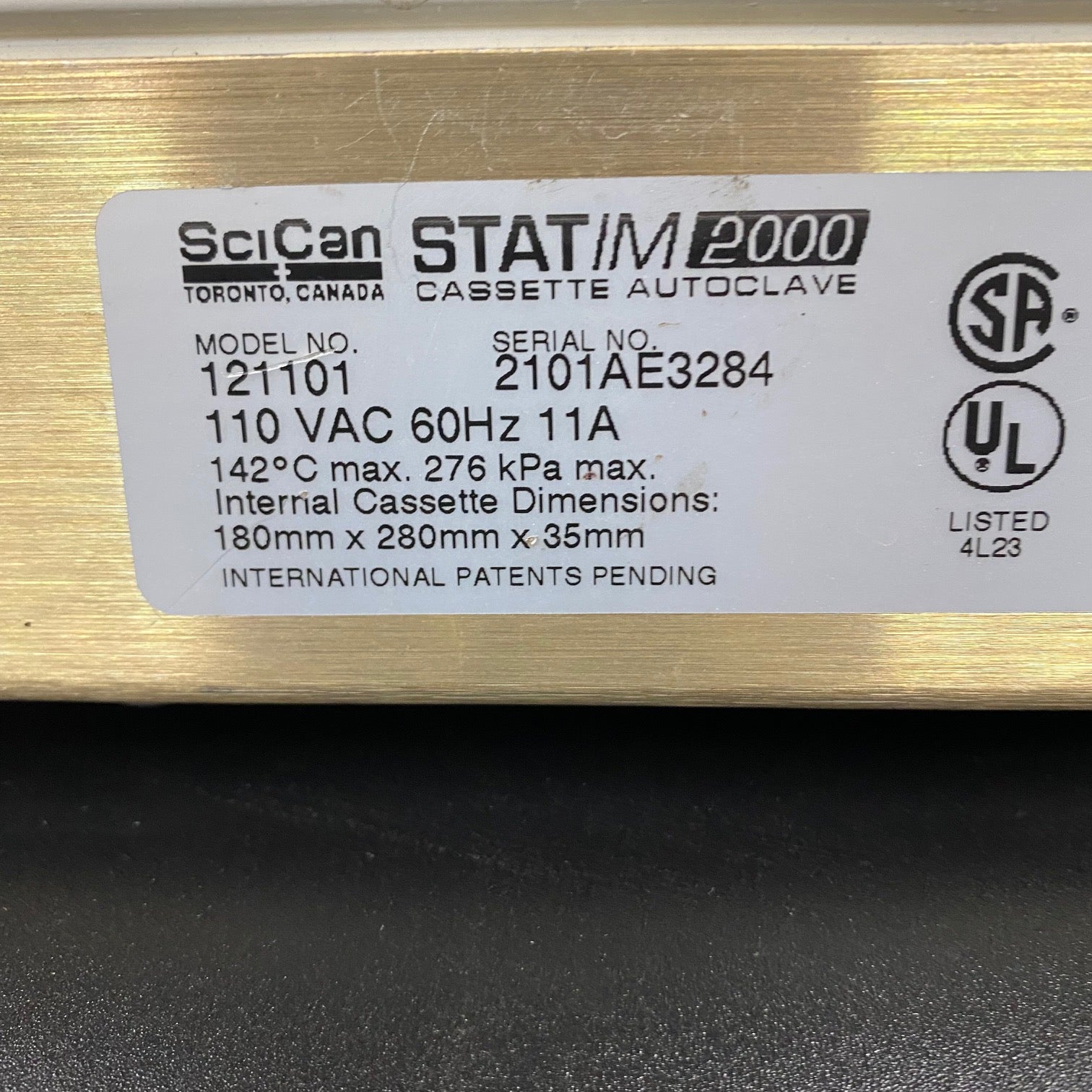 SciCan Statim 2000 Autoclave (Refurbished) - SciCan -Angelus Medical