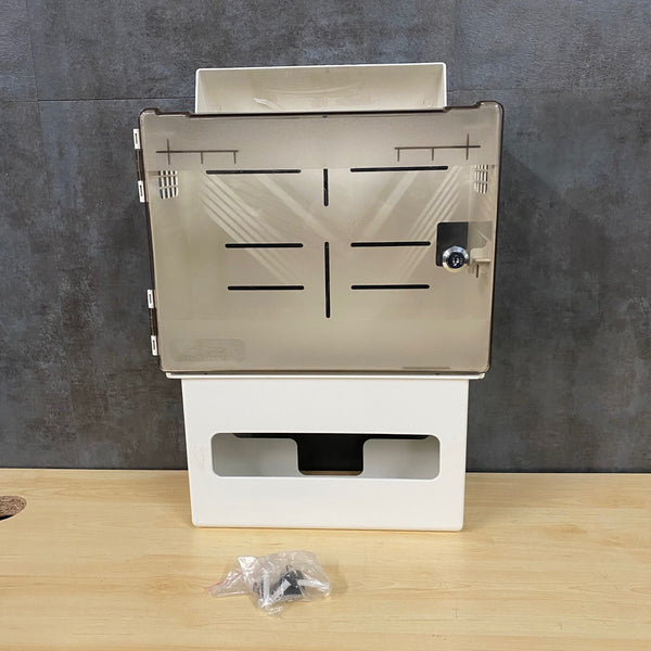 Sharp Container Cabinet and Glove Holder