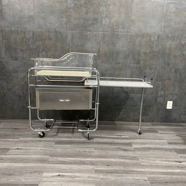 Stainless Steel Bassinet with Changing Station