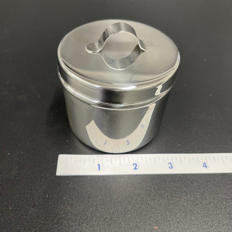 Stainless steel Dressing Jar 1 (New) - NMD -Angelus Medical