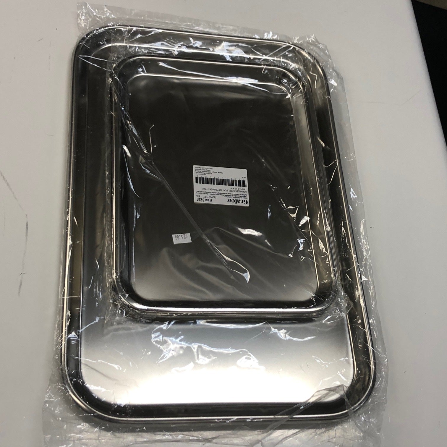 Stainless Steel Flat Tray (New) - Grafco -Angelus Medical