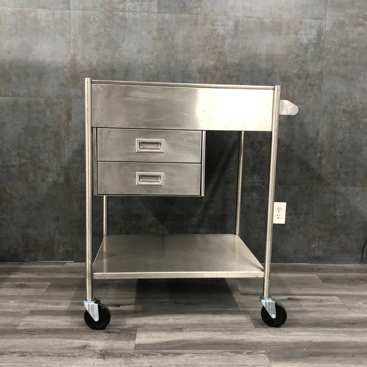 Stainless steel Instrument cart with drawers - – Angelus Medical and ...