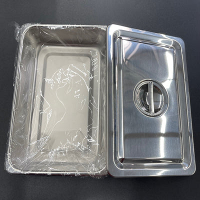Stainless Steel Instrument Tray and Cover (New) Stainless Steel Instrument Tray and Cover (New) - Grafco -Angelus Medical