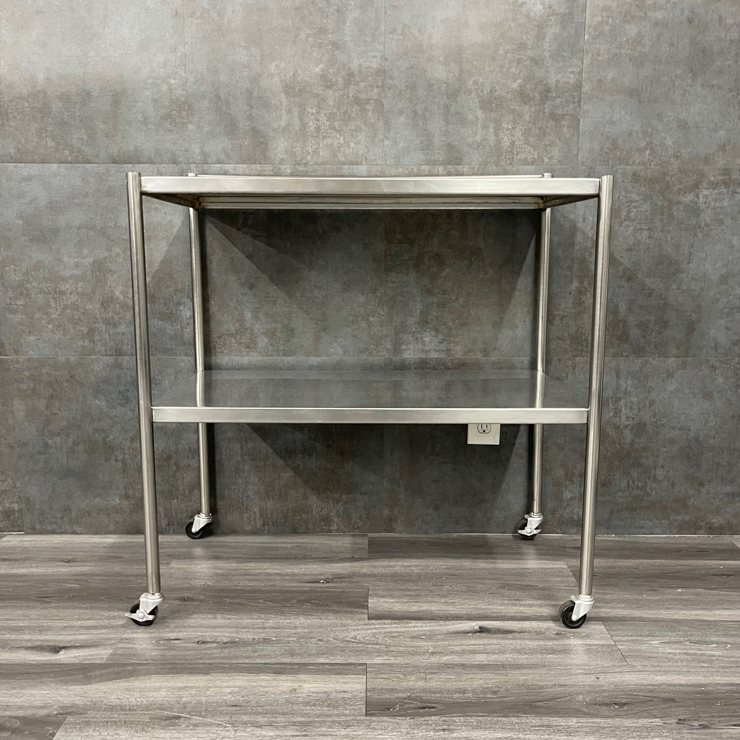 Stainless Steel utility cart (Refurbished) - Pedigo -Angelus Medical