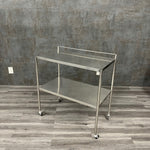 Stainless Steel utility cart (Refurbished) - Pedigo -Angelus Medical