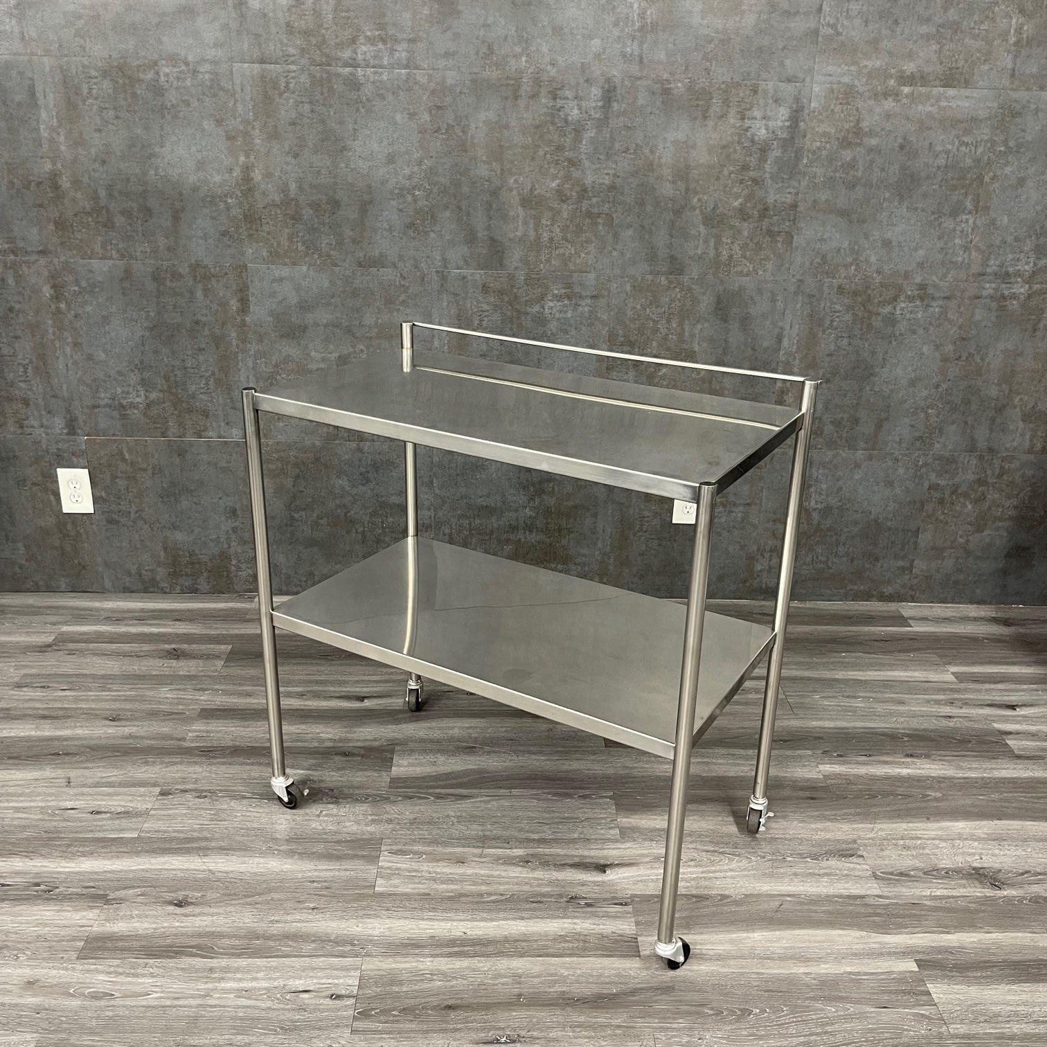 Stainless Steel utility cart (Refurbished) - Pedigo -Angelus Medical