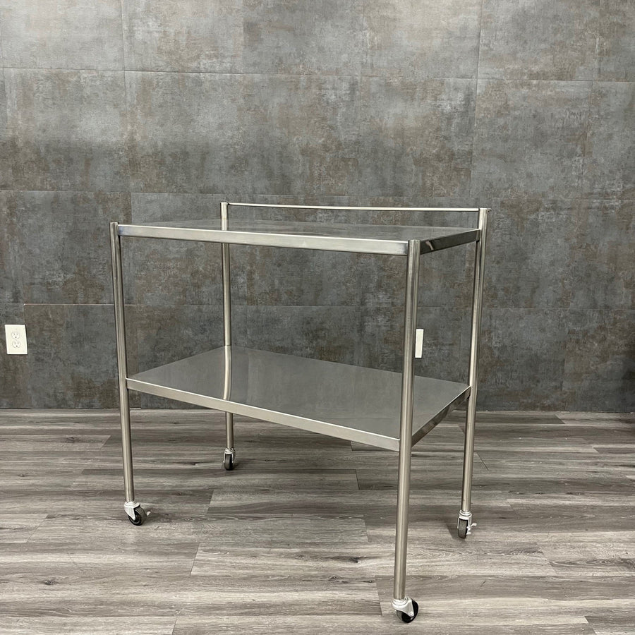 Stainless Steel utility cart (Refurbished) - Pedigo -Angelus Medical