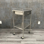 Stainless Steel Utility Table with Shelf and Drawer - NMD -Angelus Medical