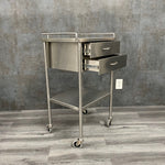 Stainless Steel Utility Table with Shelf and Drawer - NMD -Angelus Medical