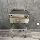 Stainless Steel Utility Table with Shelf and Drawer - NMD -Angelus Medical