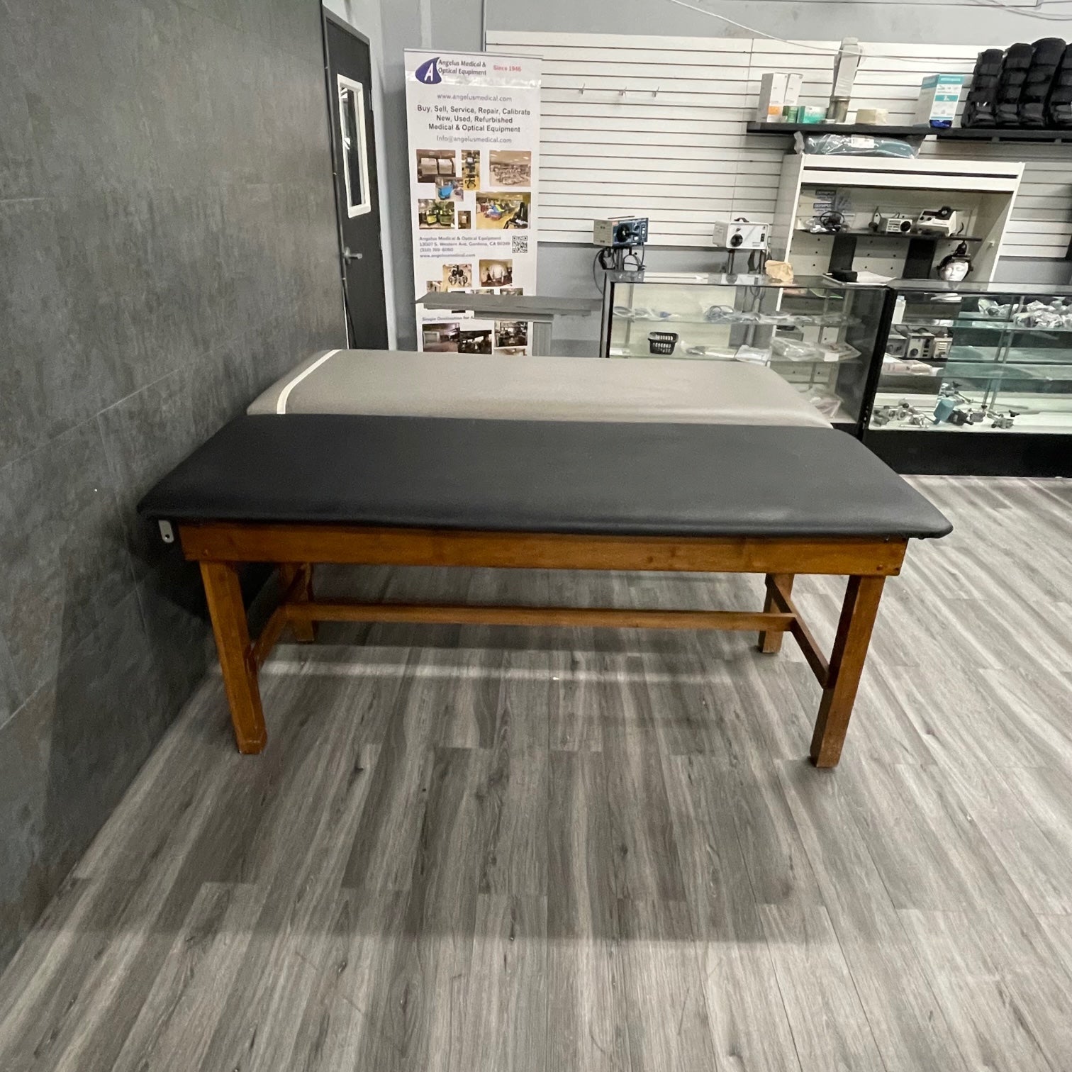 Standard Sturdy Treatment Massage Table - Each (Used) - NMD -Angelus Medical