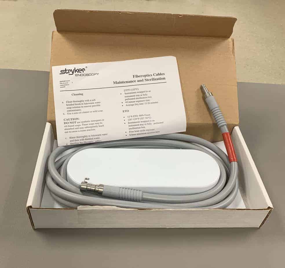 Stryker 233-065-010 Light Source Fiber Optic Cable - Stryker -Angelus Medical