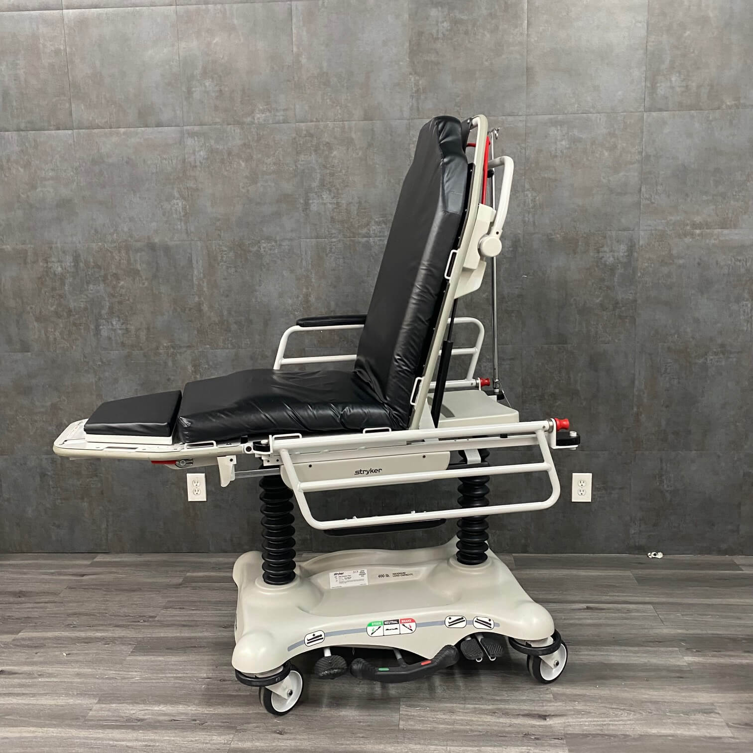 Stryker 5050 Stretcher Chair,Stryker strecher chair – Angelus Medical ...