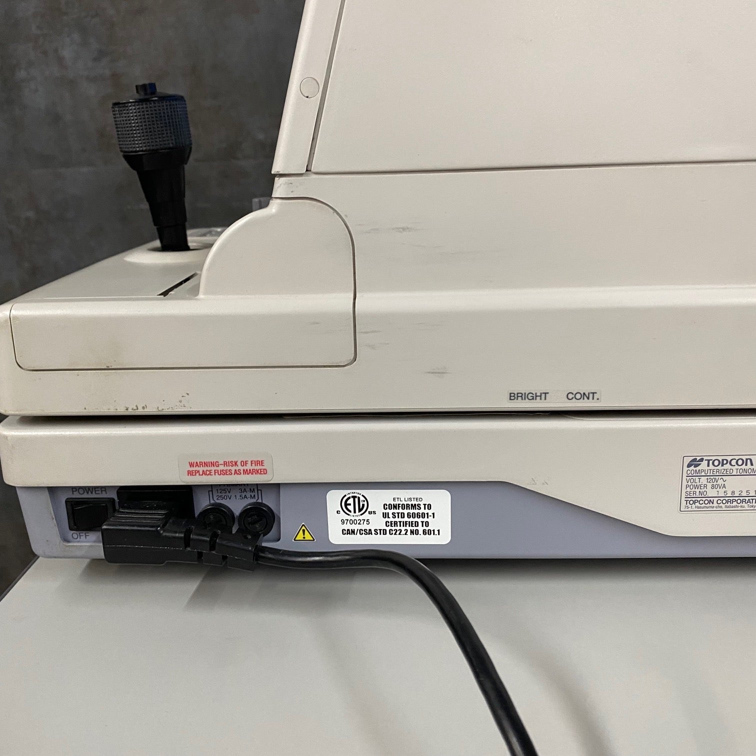 TopCon CT-80 Non-Contact Tonometer - Topcon -Angelus Medical