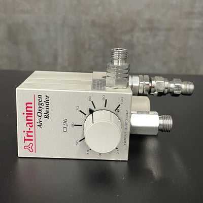 Tri-anim Low Flow Air / Oxygen Blender (Used) Tri-anim Low Flow Air / Oxygen Blender (Used) - Tri anim -Angelus Medical