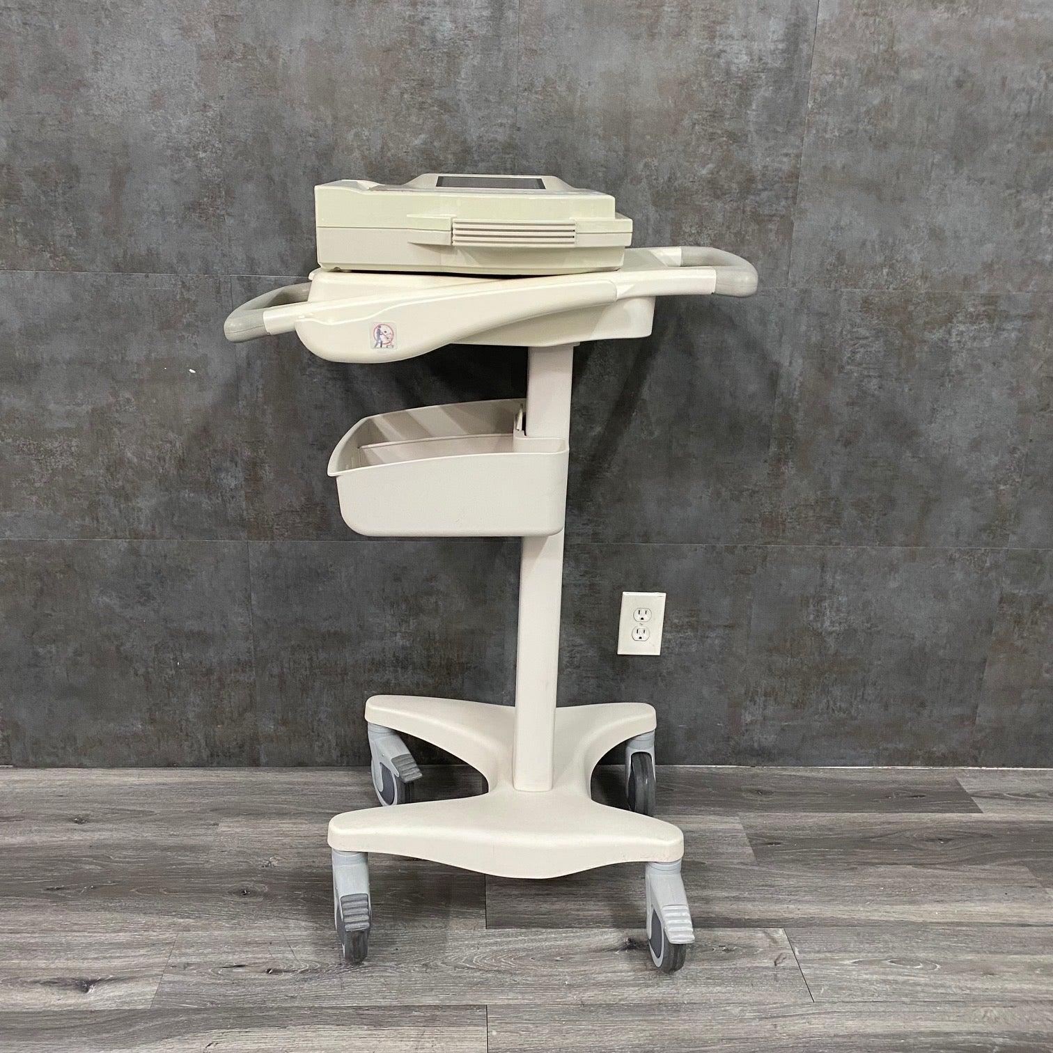 Universal Medical Mobile cart with basket (Refurbished) - NMD -Angelus Medical