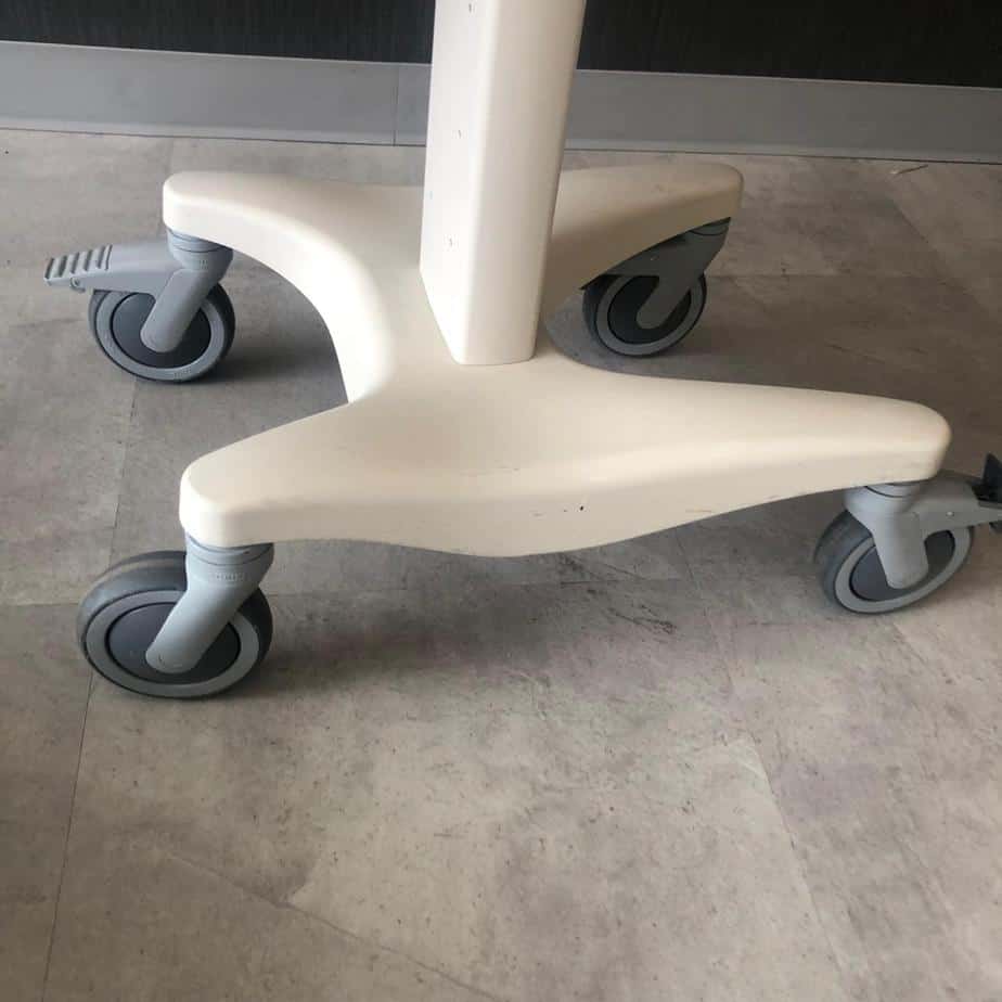 Universal Medical Mobile cart with basket (Refurbished) - NMD -Angelus Medical