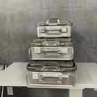 V. Mueller Sterilization Container Genesis Set of 3 (Used) - V. Mueller -Angelus Medical