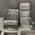 V. Mueller Sterilization Container Genesis Set of 3 (Used) - V. Mueller -Angelus Medical