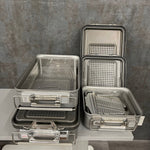 V. Mueller Sterilization Container Genesis Set of 3 (Used) - V. Mueller -Angelus Medical