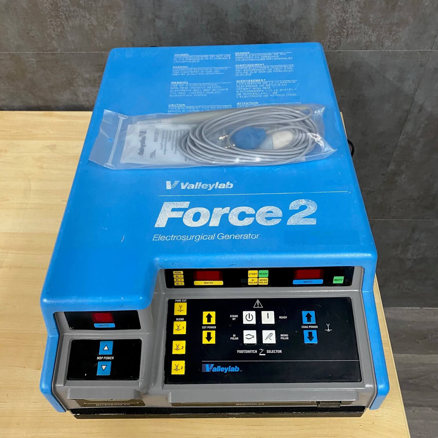 Valleylab Force 2 Electro Surgery Unit - – Angelus Medical and Optical
