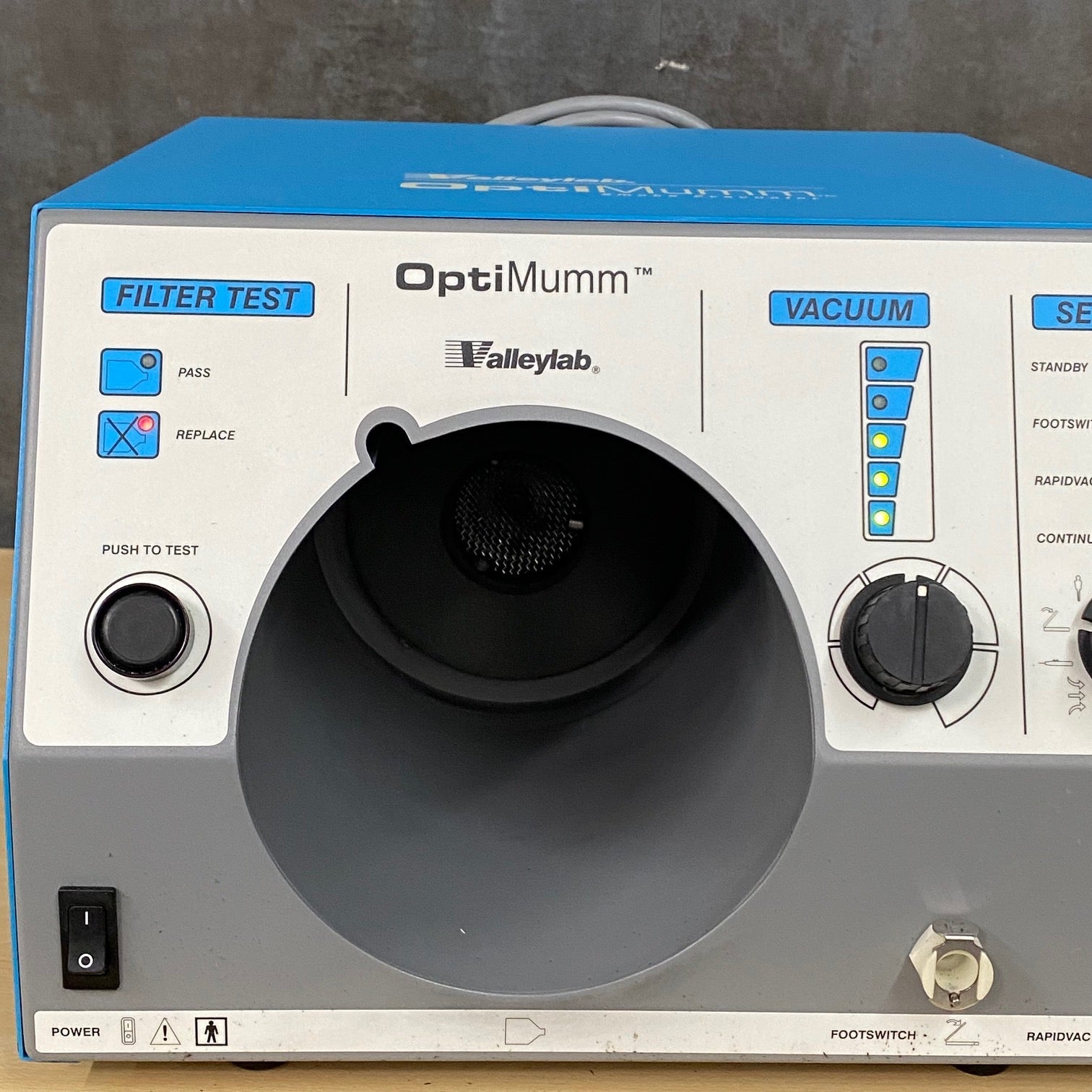 Valleylab OptiMumm Smoke Evacuator - Valleylab -Angelus Medical