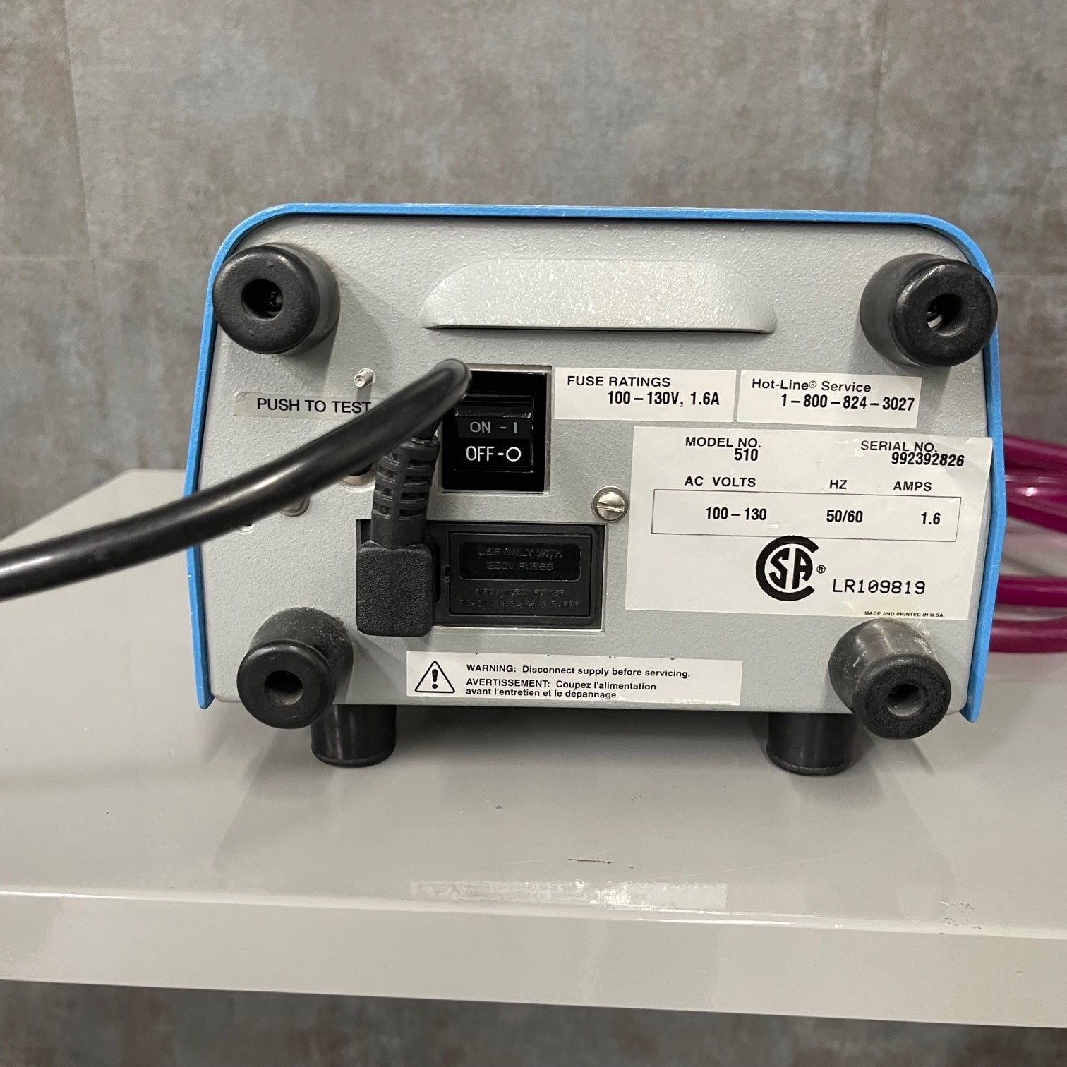 Venodyne 510 Vascular Compression Pump (Refurbished) - Venodyne -Angelus Medical