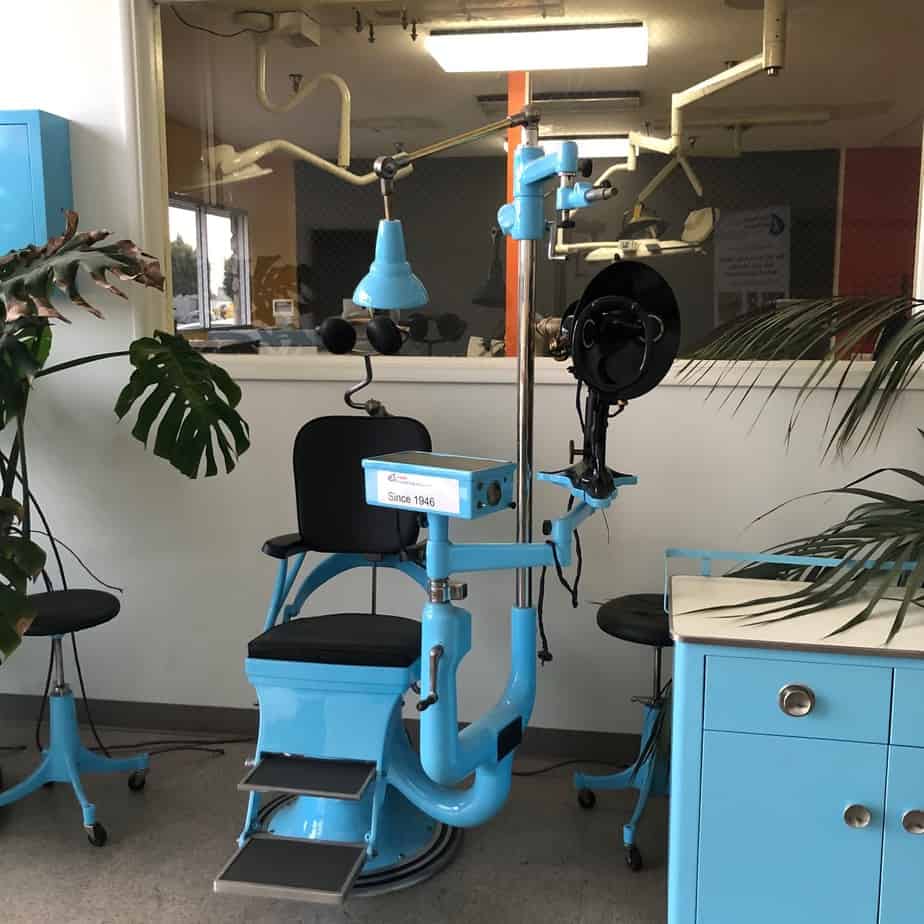 Vintage Optical Chair and Stand (Rental Only) - Vintage -Angelus Medical