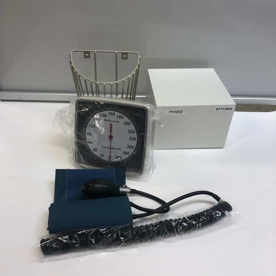 W.A. Baum Wall Aneroid blood pressure Monitor - W. A. Baum -Angelus Medical