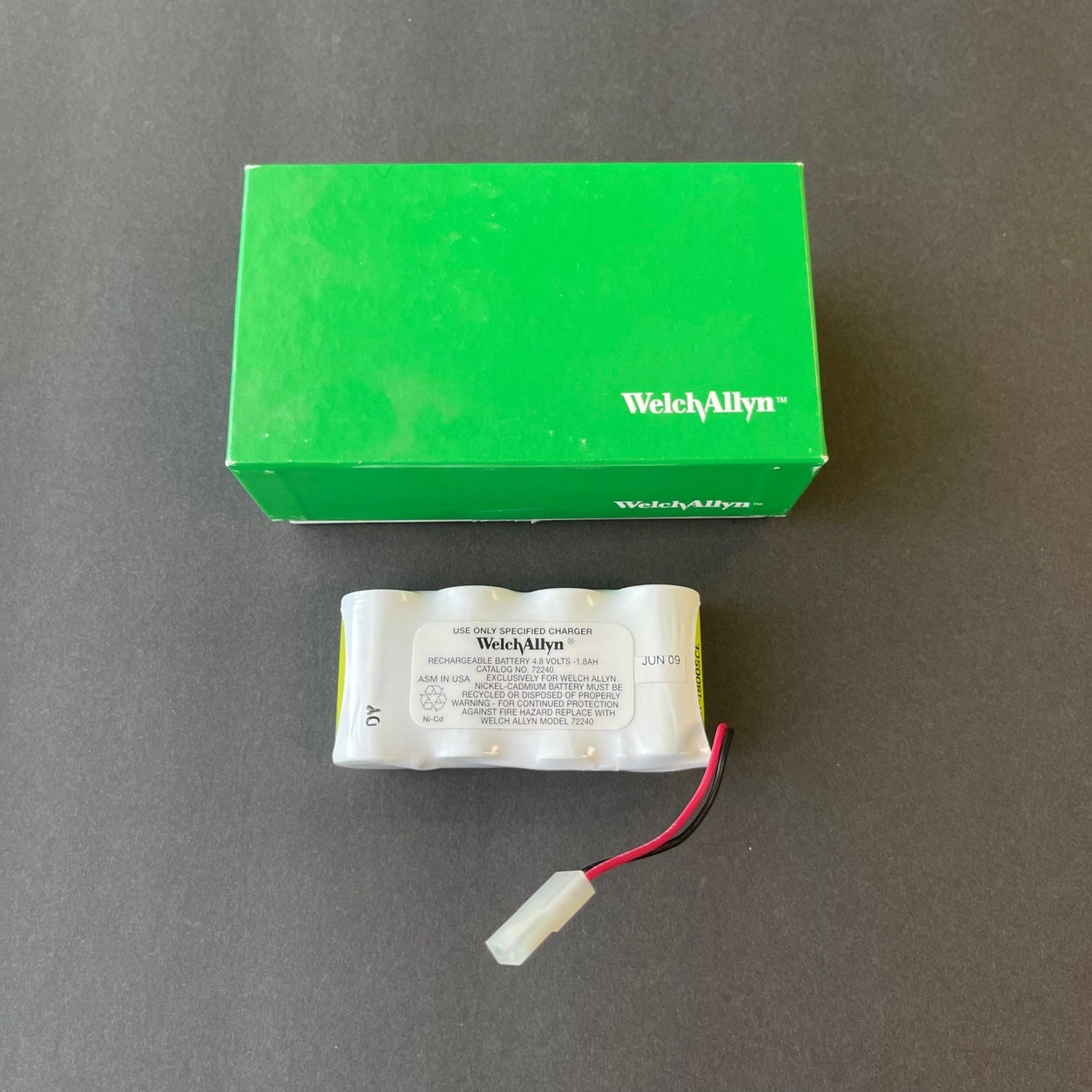 Welch Allyn 72240 Rechargeable Battery (New) - Welch Allyn -Angelus Medical
