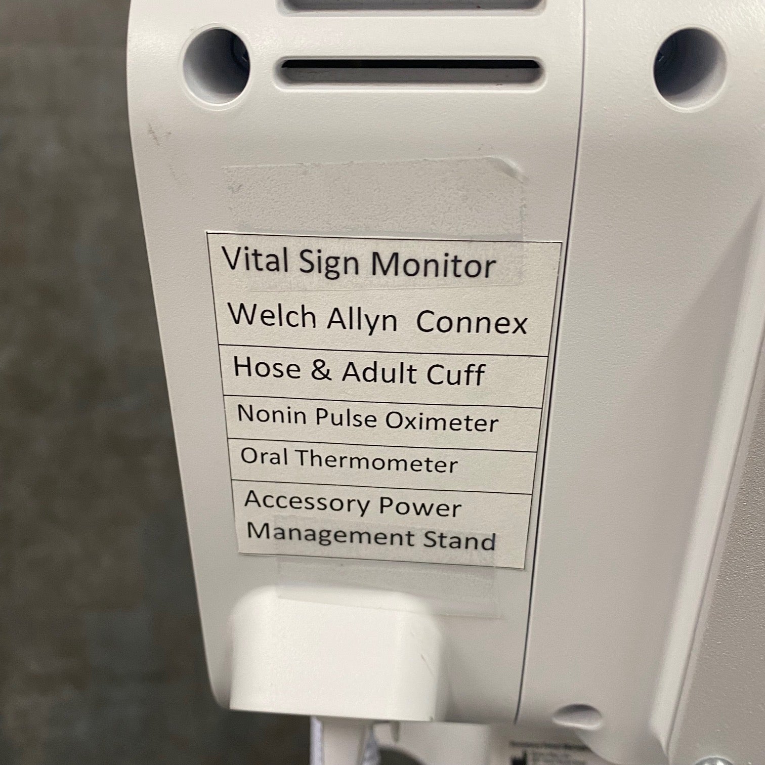 Condex Monitor Welch Allyn Connex Spot Monitor