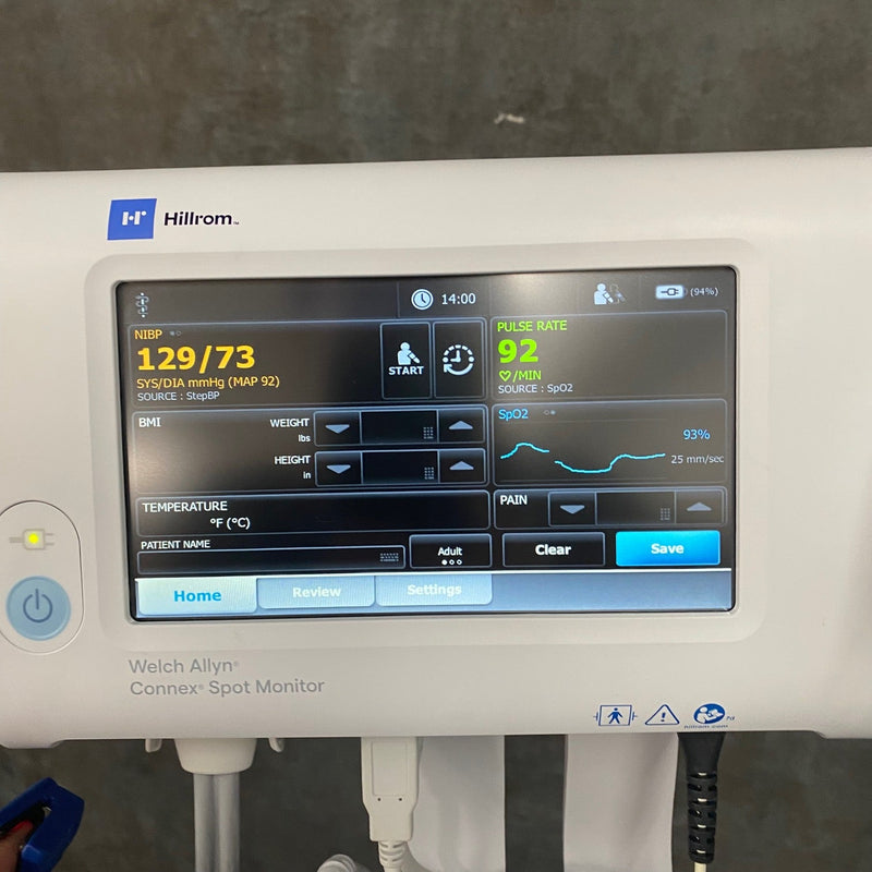 Condex Monitor Welch Allyn Connex Spot Monitor