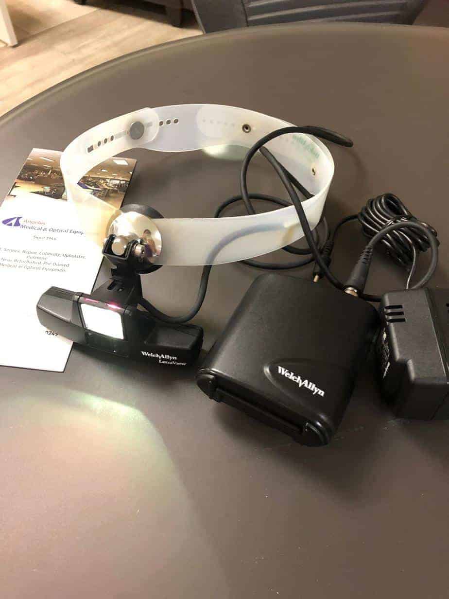 Welch Allyn lumiView Portable Headlight (Refurbished) - Welch Allyn -Angelus Medical