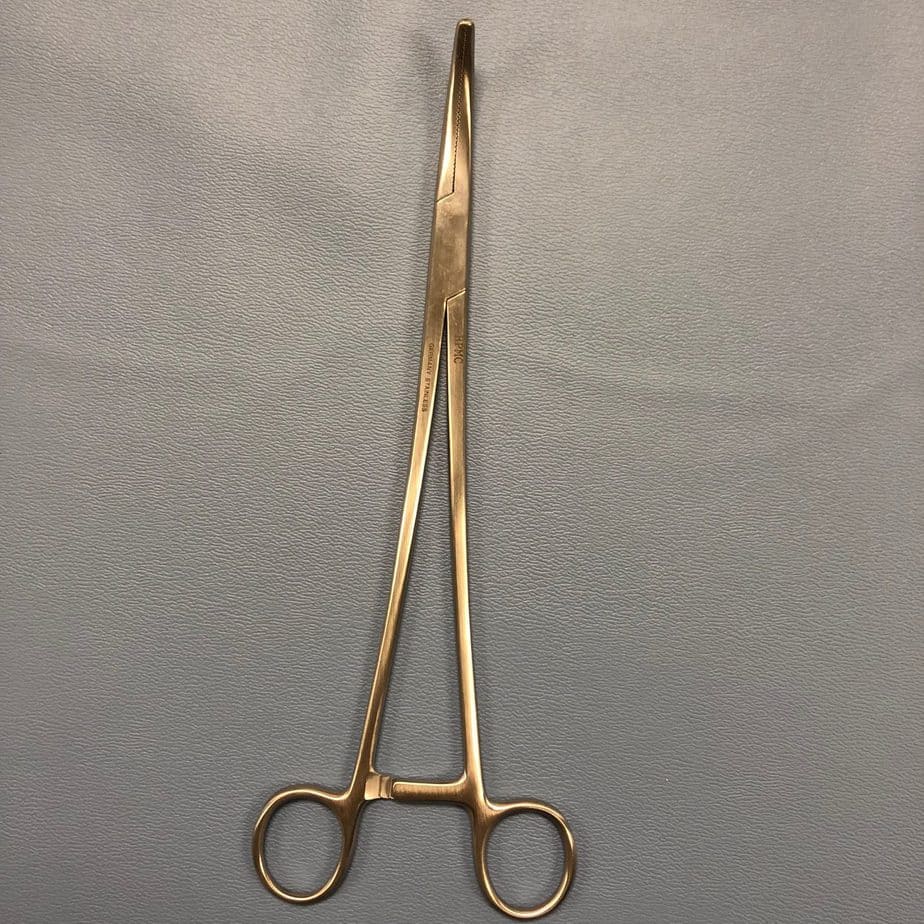 Wertheim Hysterectomy Forceps 25 cm, (Used) - Angelus Medical and Optical -Angelus Medical