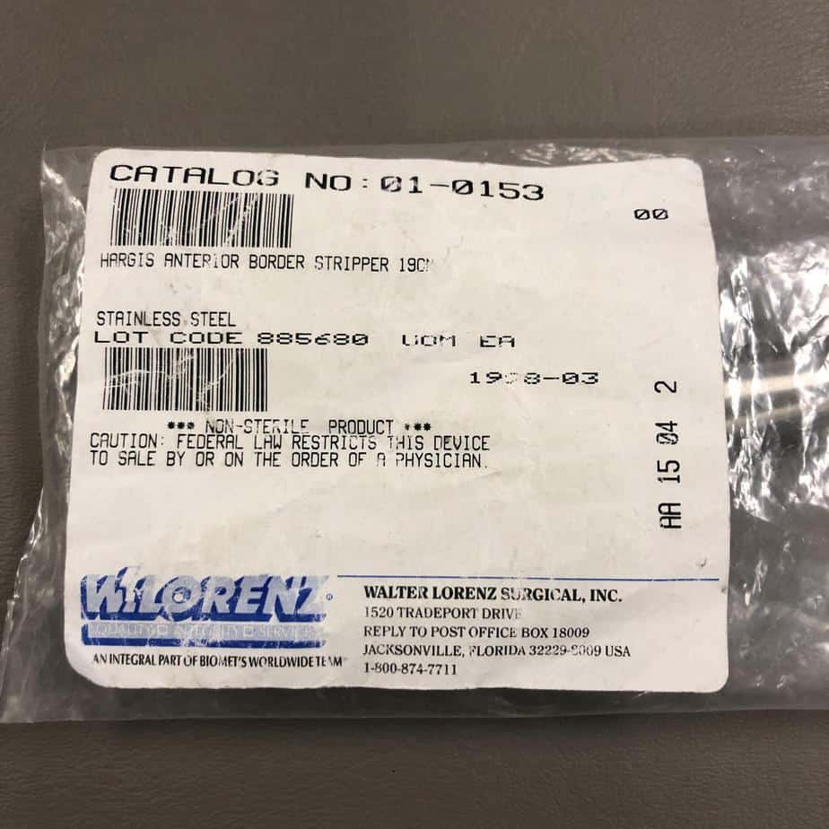 W.lorenz HARGIS TENDON STRIPPER,(New) - W. Lorenz -Angelus Medical