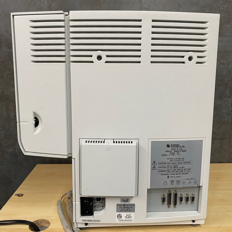 Humphrey Visual Field Machine Manual