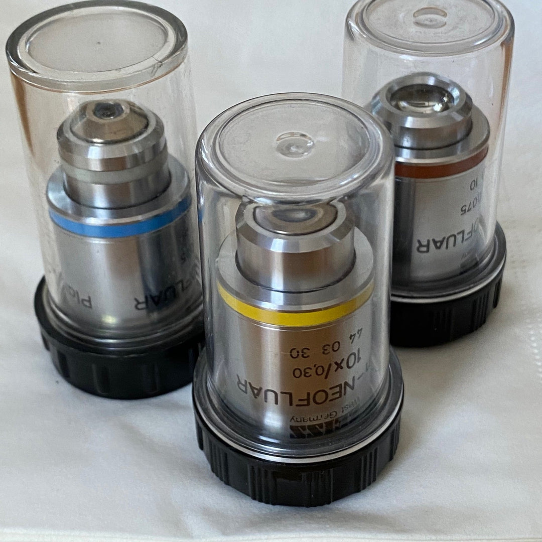 Objectif Microscope ZEISS PLAN-NEOFLUAR 40x - Huile Iris 1.3 - Occasion Fonctionnel