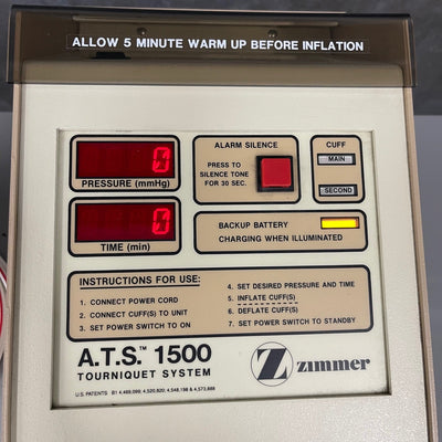 Zimmer ATS1500 Tourniquet system (Refurbished) - Zimmer -Angelus Medical